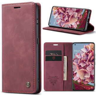 CaseMe CaseMe - Telefoonhoesje geschikt voor One Plus 11 - Wallet Book Case - Rood