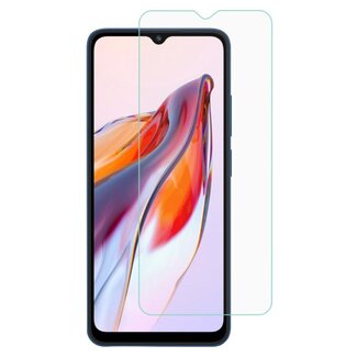 Case2go Case2go - Screenprotector geschikt voor Xiaomi Redmi 12C - Tempered Glass - Gehard Glas - Transparant