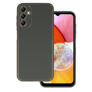 Case2go Case2go - Telefoon Hoesje geschikt voor de Samsung Galaxy A14 5G - Back Cover - Luxury Case - Grijs