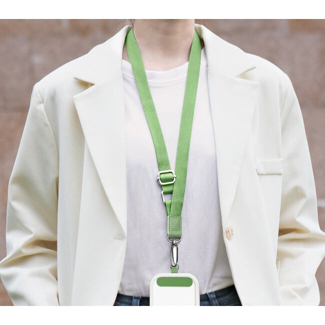 Universele Telefoonkoord - Telefoonketting met Clip - Verstelbare Telefoonkoord - Blauw