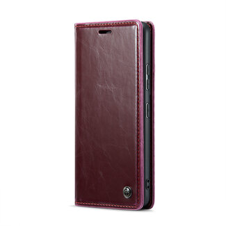 CaseMe CaseMe - Telefoonhoesje geschikt voor Xiaomi 13 - Flip Wallet Case - Rood