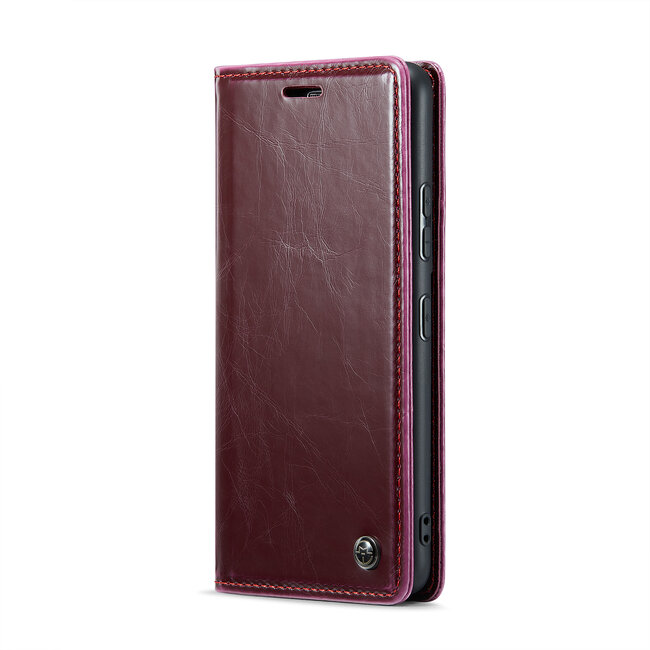 CaseMe - Telefoonhoesje geschikt voor Xiaomi 13 - Flip Wallet Case - Magneetsluiting - Rood