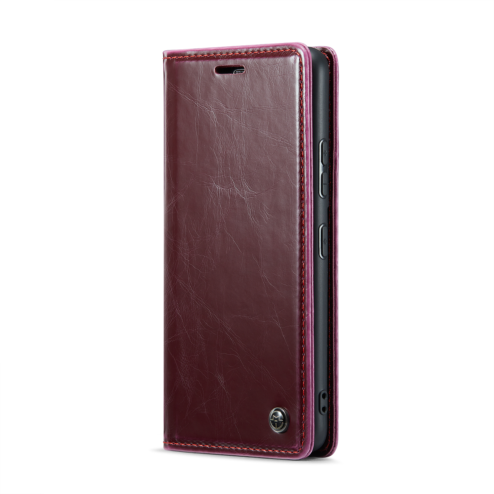 CaseMe - Telefoonhoesje geschikt voor Xiaomi 13 - Flip Wallet Case - Rood afbeelding