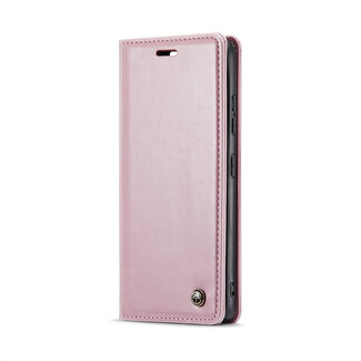 CaseMe CaseMe - Telefoonhoesje geschikt voor Xiaomi 13 Lite - Flip Wallet Case - Bruin