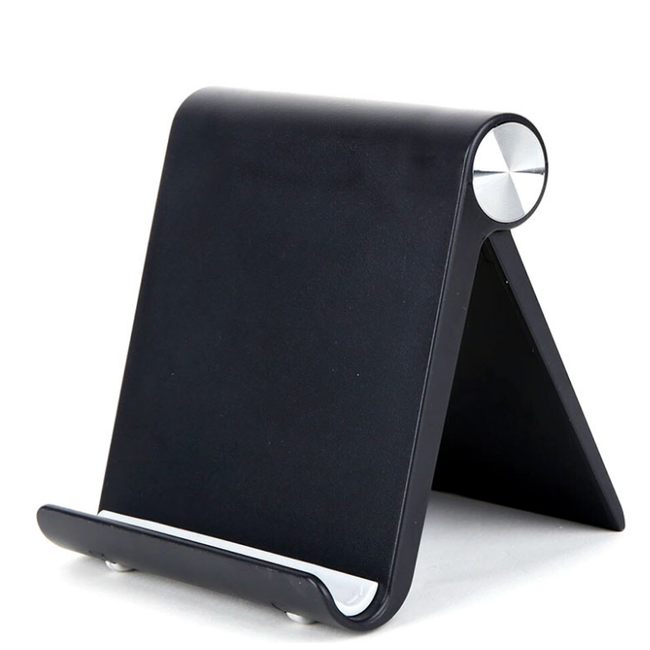 Case2go - Universele Tablet houder - Metalen Tablet standaard - Verstelbare stand - Zwart