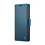 CaseMe - Telefoonhoesje geschikt voor Xiaomi 13 - Retro Wallet Book Case - Met Magnetische Sluiting - Donker Blauw