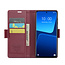 CaseMe - Telefoonhoesje geschikt voor Xiaomi 13 Pro - Retro Wallet Book Case - Met Magnetische Sluiting - Rood