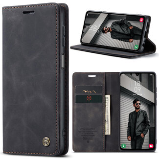 CaseMe CaseMe - Telefoonhoesje geschikt voor Samsung Galaxy A24 4G - Wallet Book Case - Met Magnetische Sluiting - Zwart