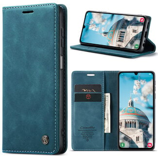 CaseMe CaseMe - Telefoonhoesje geschikt voor Samsung Galaxy A24 4G - Wallet Book Case - Met Magnetische Sluiting - Donker Blauw