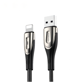 Joyroom JOYROOM - USB-A naar Lightning kabel - Universele Snellader geschikt voor bijv. iPhone of andere toestellen met Lightning aansluiting - 2 Meter - 3A - Zwart