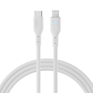 Joyroom JOYROOM - USB-C naar Lightning - Universele snel lader geschikt voor toestellen met een Lightning aansluiting - 2 Meter - 20W - Wit