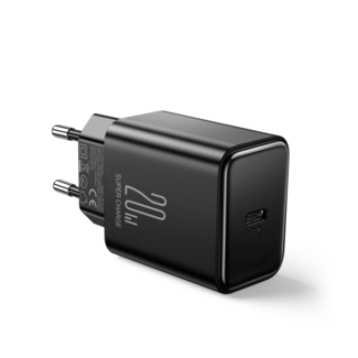 Joyroom JOYROOM - Single-port Adapter - USB-C Oplader - Oplaadstekker - Snellader - 20W - Zwart