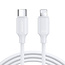 JOYROOM - USB-C naar Lightning kabel - 0.25 Meter - 20W - Wit