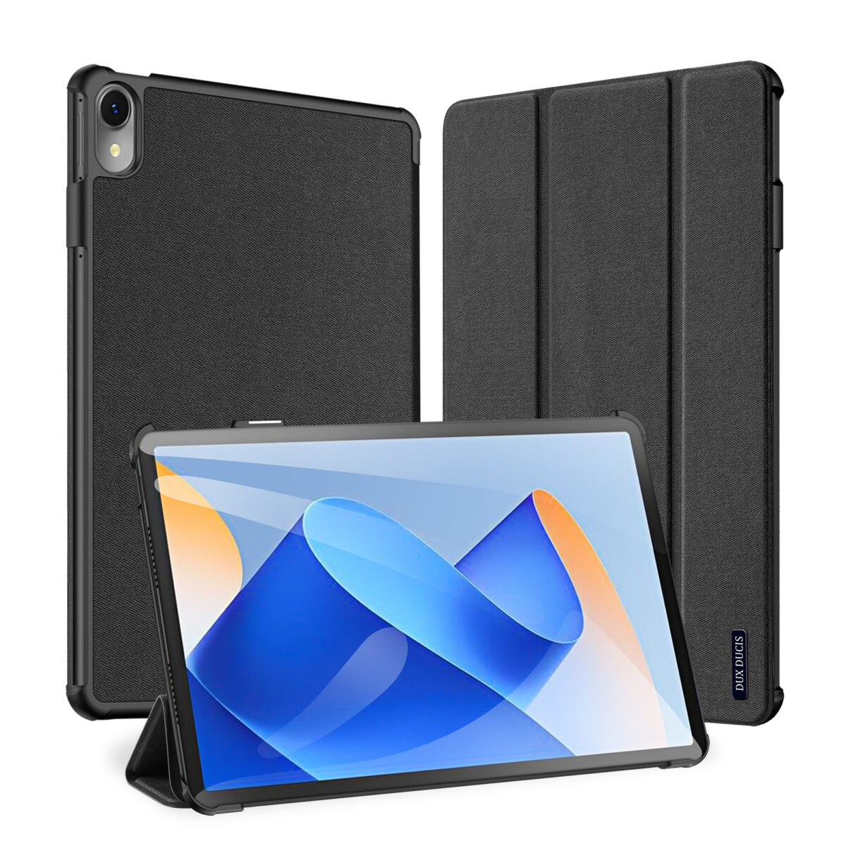 Dux Ducis - Tablet hoes geschikt voor Huawei MatePad 11 (2023) - Domo Book Case - Auto Wake/Sleep functie - Zwart afbeelding