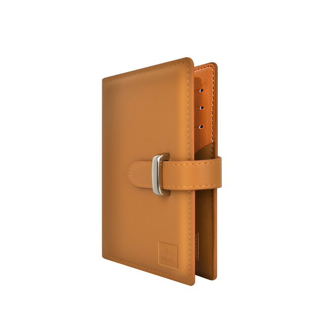 RFID Paspoort hoesje - Reisportemonnee - Pasjeshouder  - Bruin