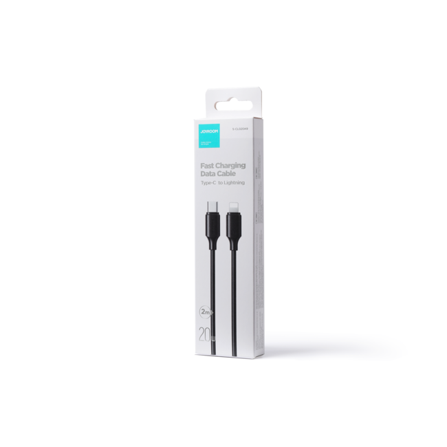 JOYROOM - USB-A naar Type-C Kabel - 2 Meter -3A - Zwart