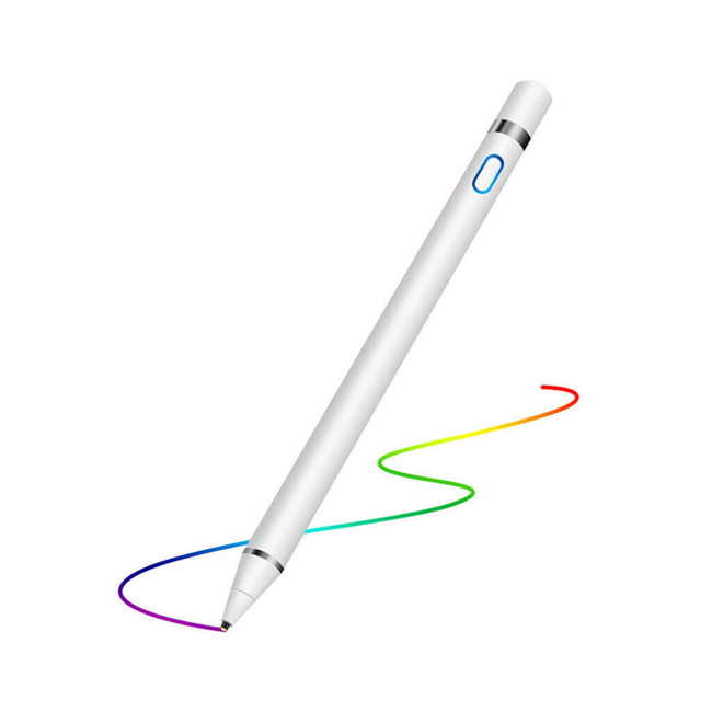 Active Stylus Pen - Oplaadbare Stylus Pen voor Tablet en Telefoon - Wit