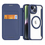 Dux Ducis - iPhone 14 Hoesje - Geschikt voor Magsafe - Book Case - Blauw