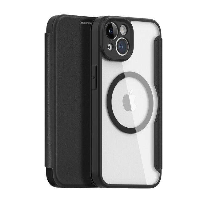 Dux Ducis - iPhone 14 Plus Hoesje - Geschikt voor Magsafe - Book Case - Zwart