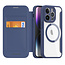 Dux Ducis - iPhone 13 Pro Hoesje - Geschikt voor Magsafe - Book Case - Blauw