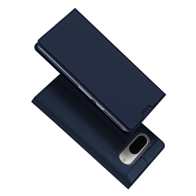 Dux Ducis - Telefoon Hoesje geschikt voor de Google Pixel 8  - Skin Pro Book Case - Blauw