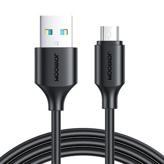 Joyroom JOYROOM - USB-A naar Micro USB Kabel - 0.25 meter - 2.4A - Zwart