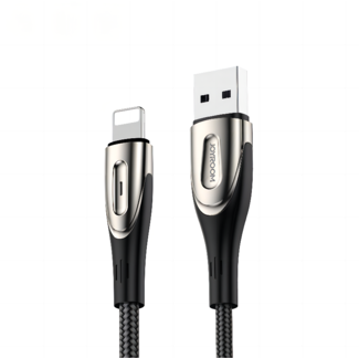 Joyroom JOYROOM - USB-A naar Micro USB Kabel - 1.2 Meter - Sharp series -3A - Zwart