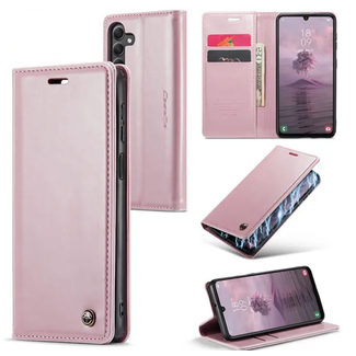 CaseMe CaseMe - Telefoonhoesje geschikt voor Samsung Galaxy A24 4G - Wallet Book Case - Met Magnetische Sluiting - Roze