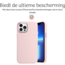 Hoozey - Hoesje geschikt voor Apple iPhone 14 Pro Max - Liquid Siliconen - Roze