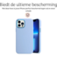 Hoozey - Hoesje geschikt voor Apple iPhone 13 - Liquid Siliconen - Licht Blauw