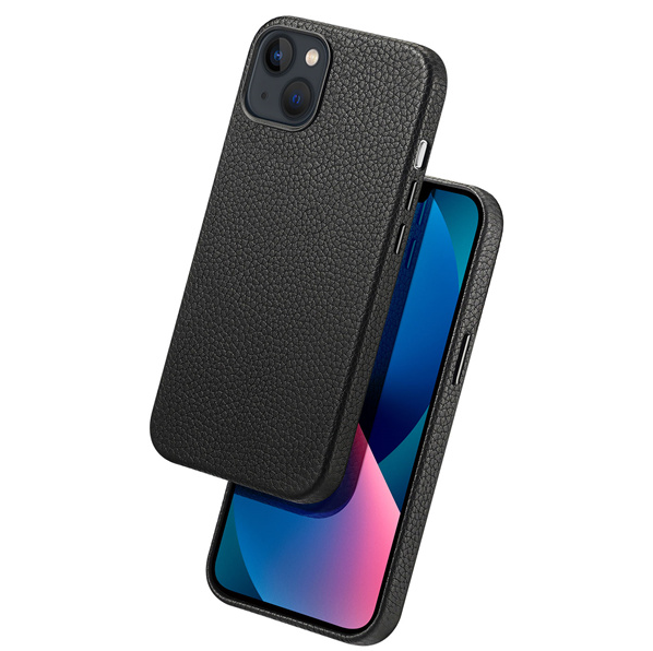 Dux Ducis - Roma Series - Apple iPhone 13 Hoesje - Backcover met Magneet ring - Zwart afbeelding