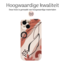 Hoozey - Hoesje geschikt voor Apple iPhone 14 - Nature Vibes - Bruin / Zwart