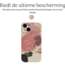 Hoozey - Hoesje geschikt voor Apple iPhone 13 - Nature Vibes - Roze / Bruin