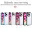 Hoozey - Hoesje geschikt voor Apple iPhone 14 Pro - Clear Case - Licht Roze