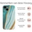 Hoozey - Hoesje geschikt voor Apple iPhone 13 Pro - Marble Print - Groen