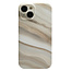 Hoozey - Hoesje geschikt voor Apple iPhone 13 Pro Max - Marble Print - Licht Bruin