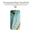 Hoozey - Hoesje geschikt voor Apple iPhone 13 - Marble Print - Groen