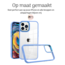 Hoozey - Hoesje geschikt voor Apple iPhone 13 Pro Max - Clear Case - Licht Blauw