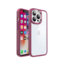 Hoozey - Hoesje geschikt voor Apple iPhone 13 Pro - Clear Case - Donker Rood