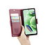 CaseMe - Hoesje geschikt voor Xiaomi Redmi Note 12 5G - Retro Wallet Book Case - Met Magnetische Sluiting - Rood