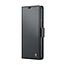 CaseMe - Hoesje geschikt voor Xiaomi Redmi Note 12 5G - Retro Wallet Book Case - Met Magnetische Sluiting - Zwart