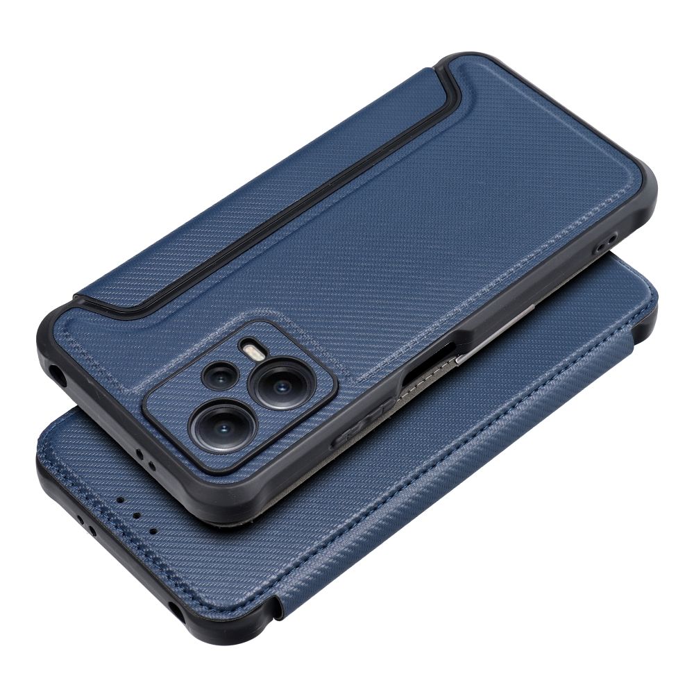 Case2go - Hoesje voor Xiaomi Redmi Note 12 5G - Schokbestendige Book Case - Donker Blauw afbeelding