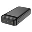 Borofone - Powerbank 20000 mAH - Incl. 2x USB en 1x USB-C aansluiting - Met LED Display - Zwart