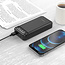 Borofone - Powerbank 20000 mAH - Incl. 2x USB en 1x USB-C aansluiting - Met LED Display - Zwart