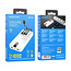 Borofone - Powerbank 20000 mAH - Incl. 2x USB aansluiting - Met 3 (Micro USB, Type C, Lightning) kabels - Met LED Display - Wit