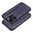 Case2go - Hoesje voor Apple iPhone 14 Pro - Schokbestendige Book Case - Donker Blauw