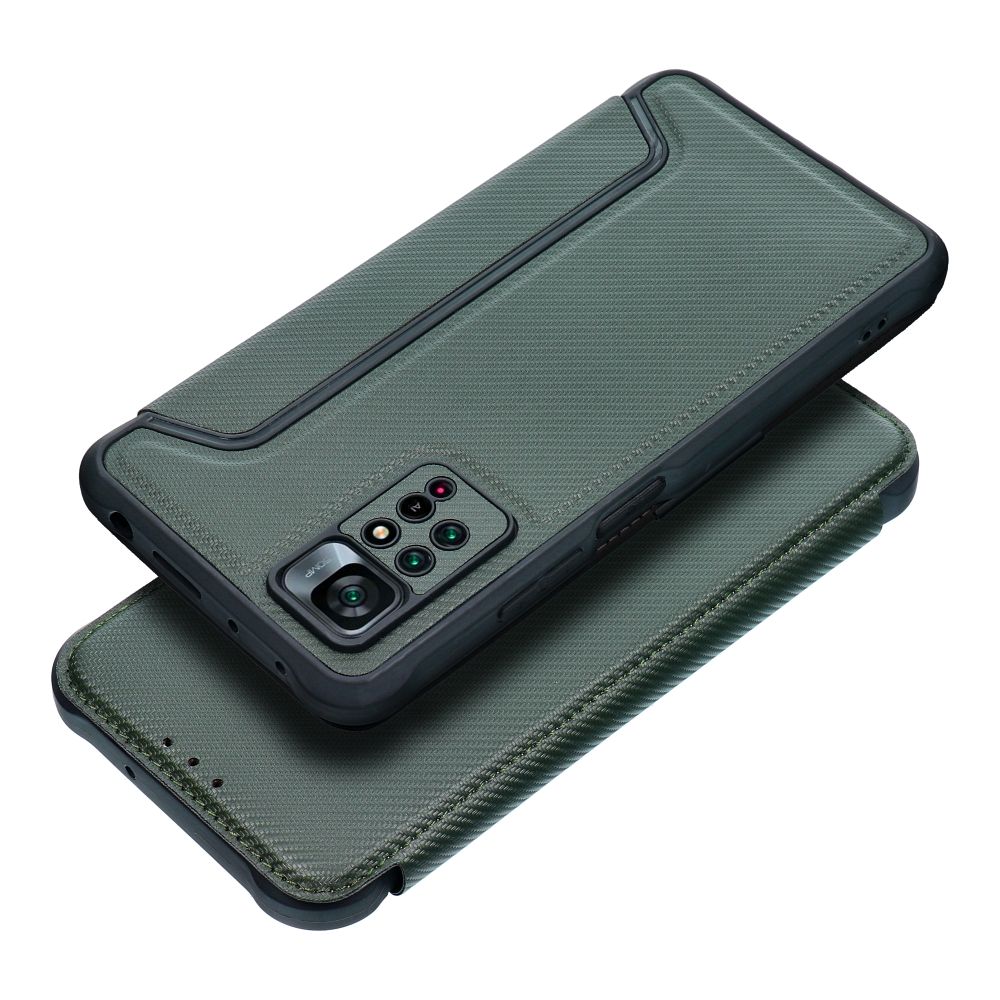 Case2go - Hoesje voor Xiaomi 12 Lite - Schokbestendige Book Case - Groen afbeelding