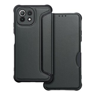 Case2go Case2go - Hoesje voor Xiaomi Mi 11 Lite - Schokbestendige Book Case - Zwart