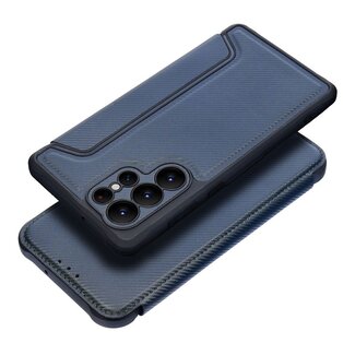 Case2go Case2go - Hoesje voor Samsung Galaxy S23 Ultra - Schokbestendige Book Case - Donker Blauw