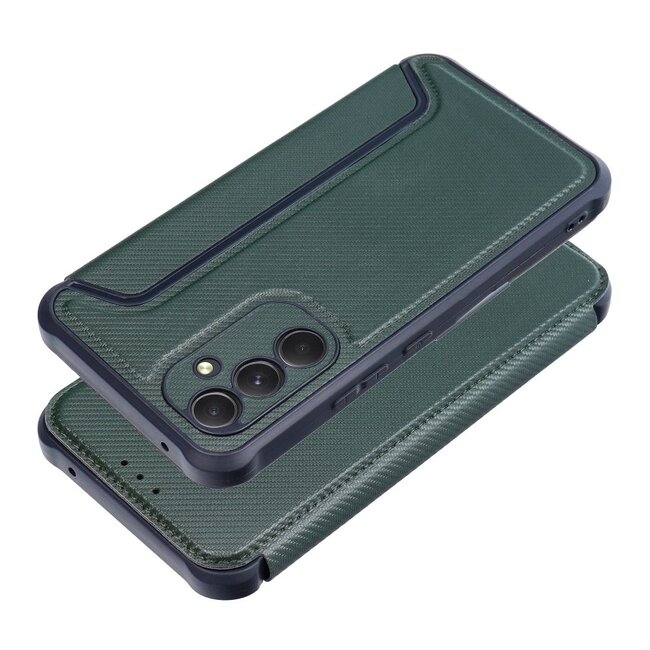 Case2go - Hoesje voor Samsung Galaxy A54 5G - Schokbestendige Book Case - Groen